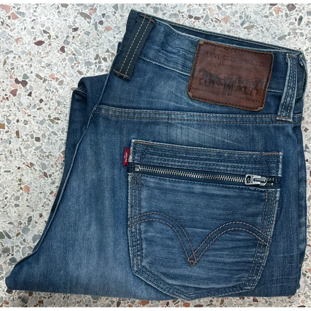 Levi's 514 Slim Straight Mens 8 Pocket Design Straigh Leg Denim Jeans Size 33x30